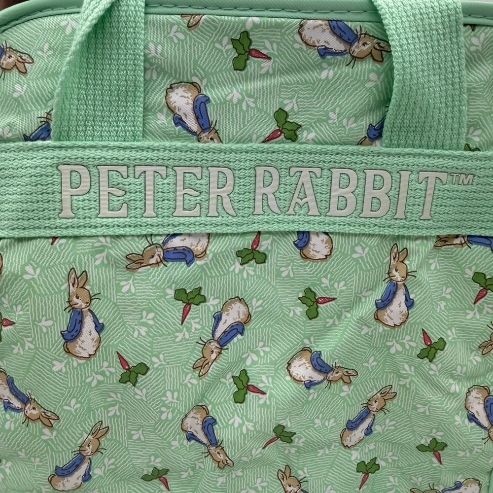 VTG Peter Rabbit Enfamil Insulated Bottle Bag Mint Green Beatrix Potter